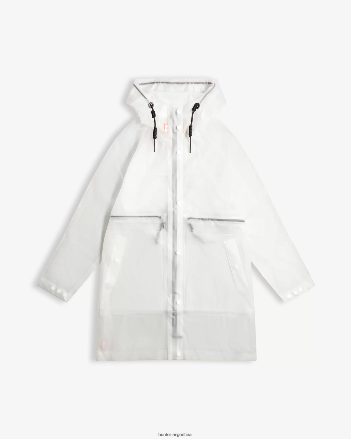 Hunter mujer parka impermeable play vinilo transparente 8B42Z8340