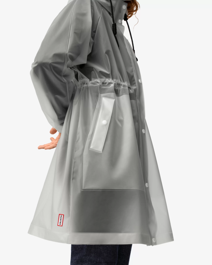 Hunter mujer parka impermeable play vinilo transparente 8B42Z8340