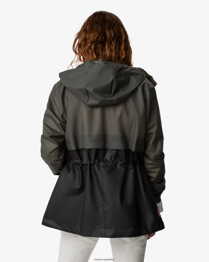 Hunter mujer play chaqueta impermeable de vinilo transparente 8B42Z8352